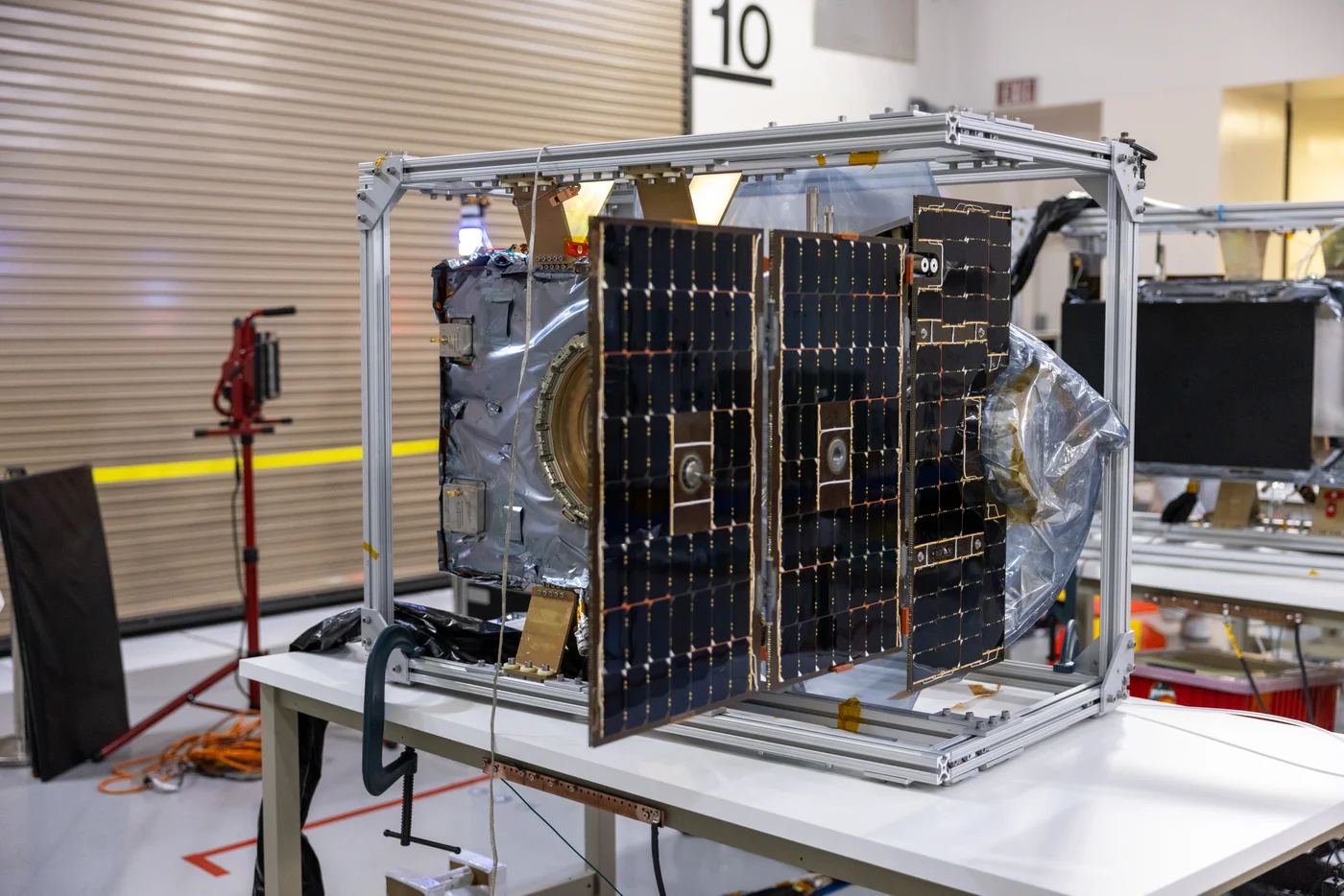 Baugruppe zur Entfaltung eines Solargenerators